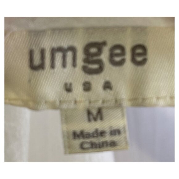 Umgee Medium White Multicolor Popover Colorful Boho Lightweight - Picture 3 of 5